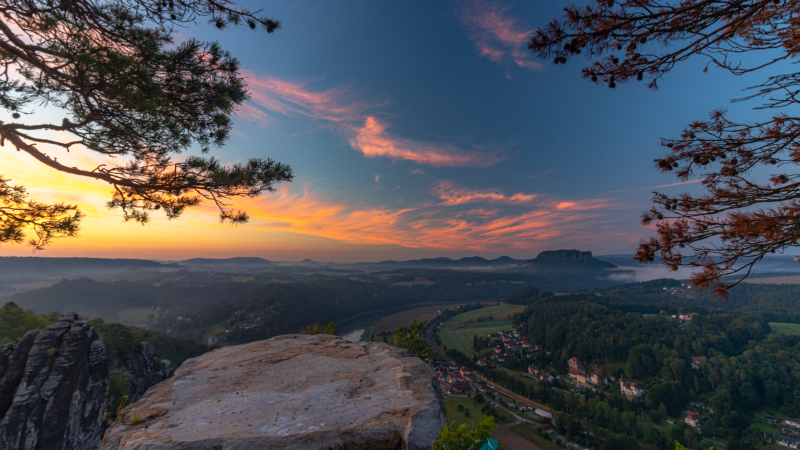 Bild sonnenaufgang bastei2