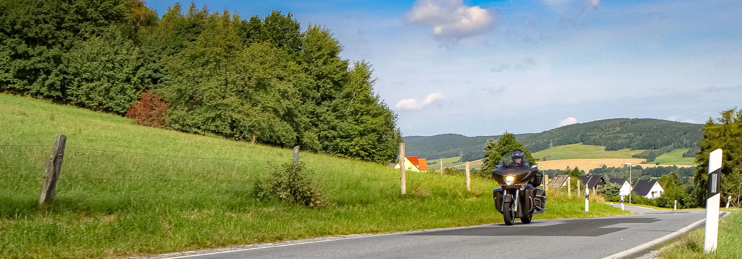 Mit dem Motorrad durch die Oberlausitz