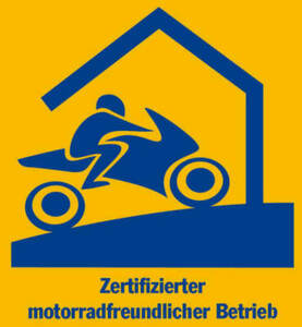 Zertifizierter motorradfreundlicher Betrieb